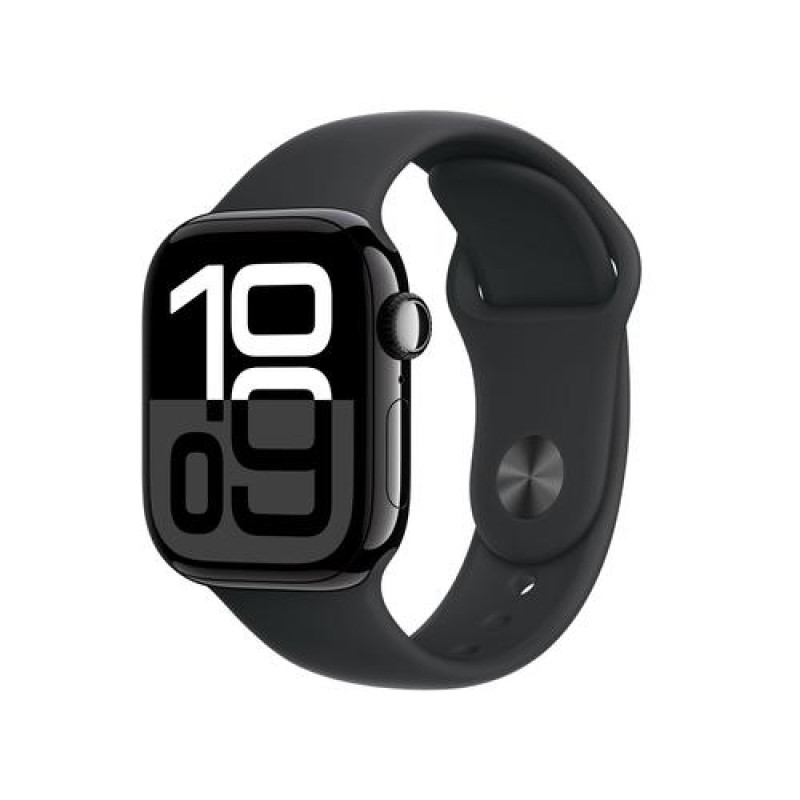 Apple Watch Series 10 GPS 42mm tumesinine alumiiniumkorpus musta sportrihmaga - S/M MWWE3 EU