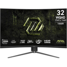 MSI Monitor MSI Monitor MAG 325CQPF E18 31.5/LED/WQHD/LED/Zakrzywiony/180Hz/Czarny