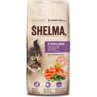 Shelma Sterilised Salmon - dry cat food - 8kg
