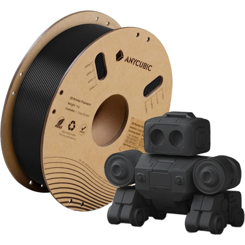 Anycubic Filament High Speed PLA Anycubic 1 KG (Czarny)