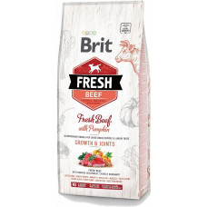Brit Fresh Puppy&Junior Large Growth&Joints Beef with Pumpkin - dry dog food - 12 kg