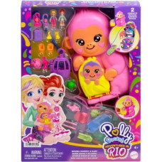 Mattel Polly Pocket Kompaktowa torebka Małpka