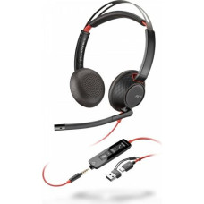 Poly Headset Blackwire 5220 USB-C + USB-C/A (Bulk) 8X231A6