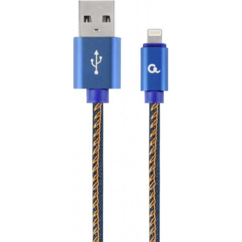 Gembird Cable USB 8 pin premium jeans 2 m