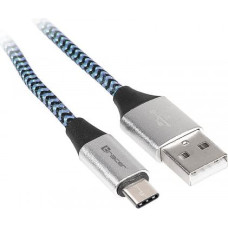 Tracer Cable USB 2.0 Type-C male - C male 1,0m black-blue