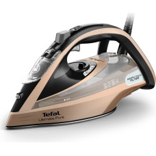 Tefal Ultimate Pure FV9852E0 iron Dry & Steam iron Durilium AirGlide Autoclean soleplate 3200 W Black, Copper