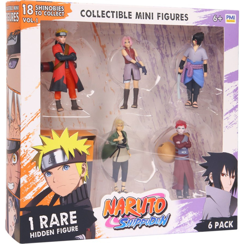 P.m.i. Kids World NARUTO SHIPPUDEN FIGURES - 6 PACK DELUXE EDITION VER. C