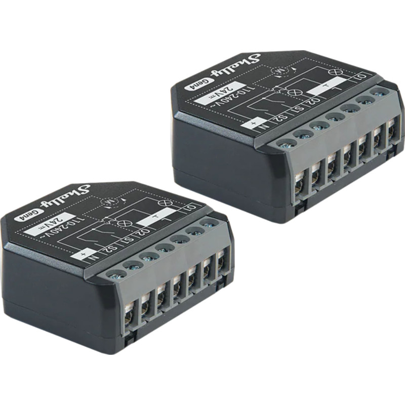 Shelly Set of 2 Shelly 2PM Gen4 Zigbee/Matter Controllers