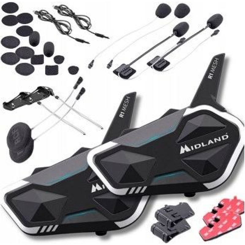 Midland Motorbike Intercom Midland R1 MESH TWIN