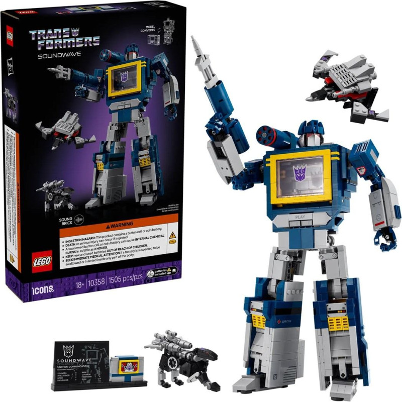 Lego ICONS 10358 Transformers: Soundwave
