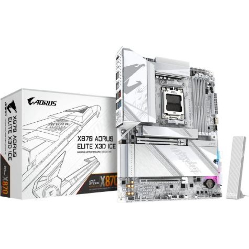 Gigabyte X870 AORUS ELITE X3D IC E AM5 4DDR5 HDMI ATX
