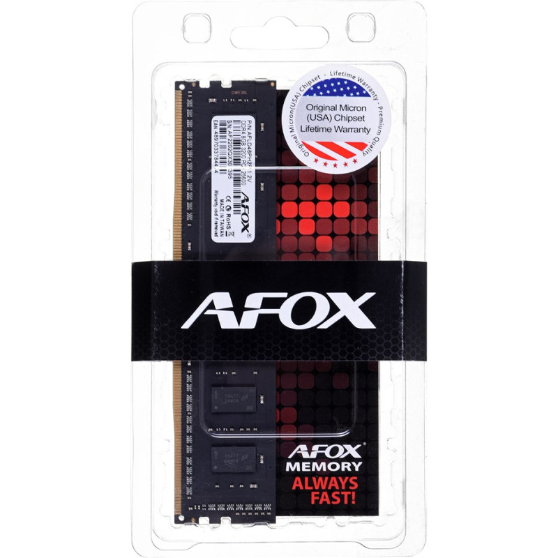 Afox DDR4 8GB 3200MHZ CL22 XMP2