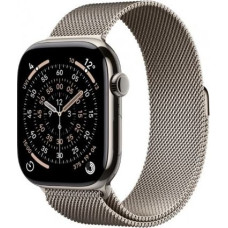 Apple Watch Series 11&nbsp;GPS + Cellular 42mm&nbsp;Natural Titanium Case with Natural Milanese Loop