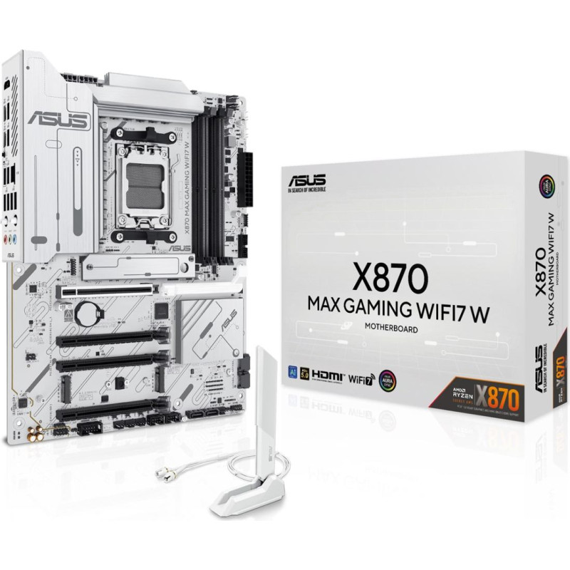 Asus X870 MAX GAMING WIFI7 W AMD X870 Socket AM5 ATX