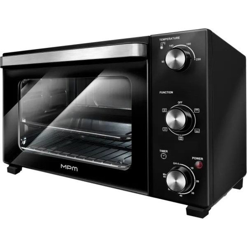 MPM Electric oven MPM MPE-16/T 35 L 1500 W Black