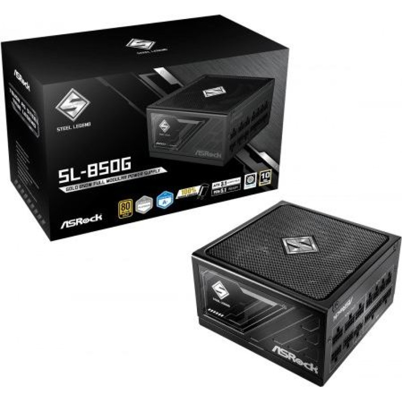 Asrock Power supply SL-850G 850W 80PLUS GOLD full modular