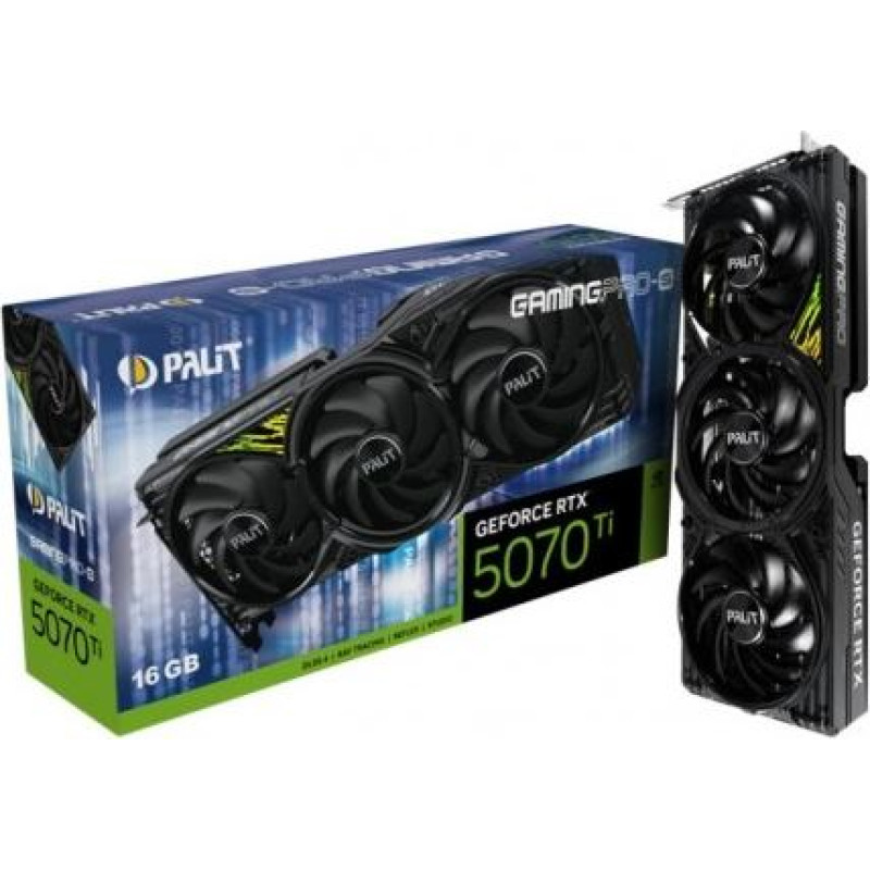 Palit Graphics card GeForce RTX 5070 Ti GAMING PRO-S 16GB GDDR7 256bit 3DP/HDMI