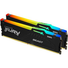 Kingston Memory DDR5 Fury Beast RGB 32GB(2*16GB)/6400 CL32 EXPO black