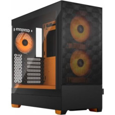 Fractal Design PC case Pop Air TG Clear Tint RGB orange core