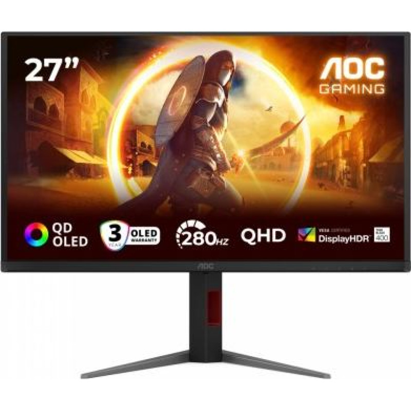AOC Q27G4ZD 27'QD-OLED 240Hz HDMIx2 DP Pivot
