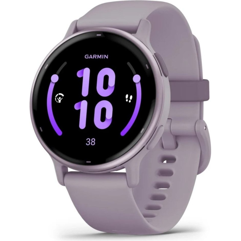 Garmin Vivoactive 5 3.05 cm (1.2") AMOLED Digital 390 x 390 pixels Touchscreen Violet Wi-Fi GPS (satellite)