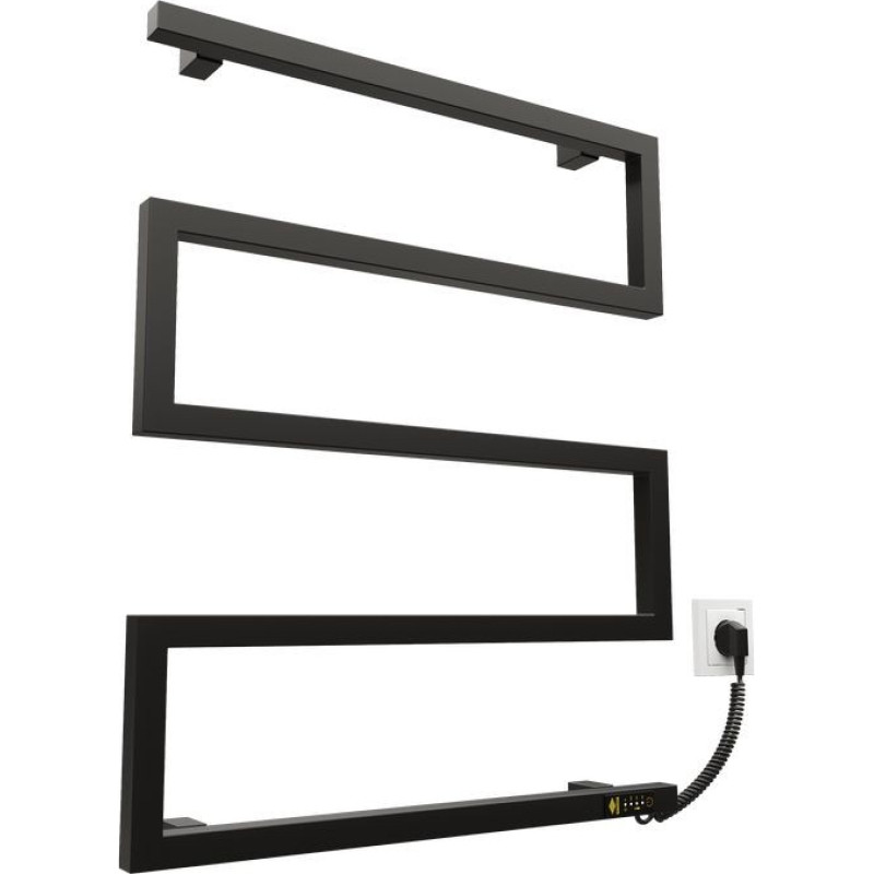 Kosser Elektriline k&auml;ter&auml;tikuivati Zeta 685x550 ER, koos taimeriga, must (juhe paremal k&uuml;ljel)