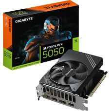 Gigabyte GeForce RTX 5050 D6 8G Graphics Card - 8GB GDDR6, 128bit, PCI-E 5.0, 2572MHz Core Clock, 2 x DP, 2 x HDMI, NVIDIA DLSS 4, GV-N5050D6-8GD