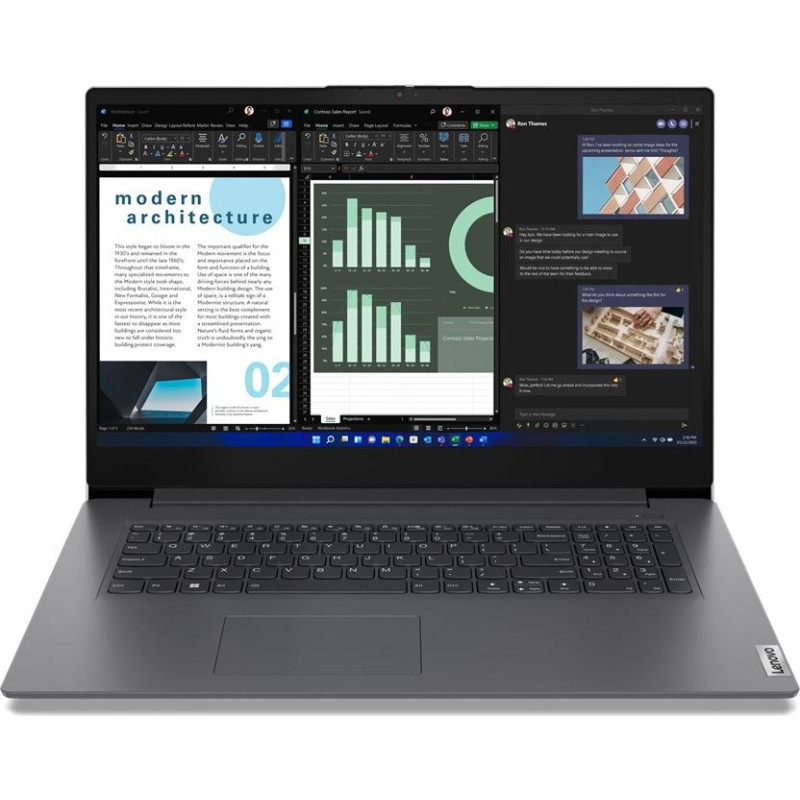 Lenovo V17 G4 IRU Intel&reg; Core&trade; i7 i7-13620H Laptop 43.9 cm (17.3") Full HD 16 GB DDR4-SDRAM 512 GB SSD Wi-Fi 6 (802.11ax) Windows 11 Pro English Grey