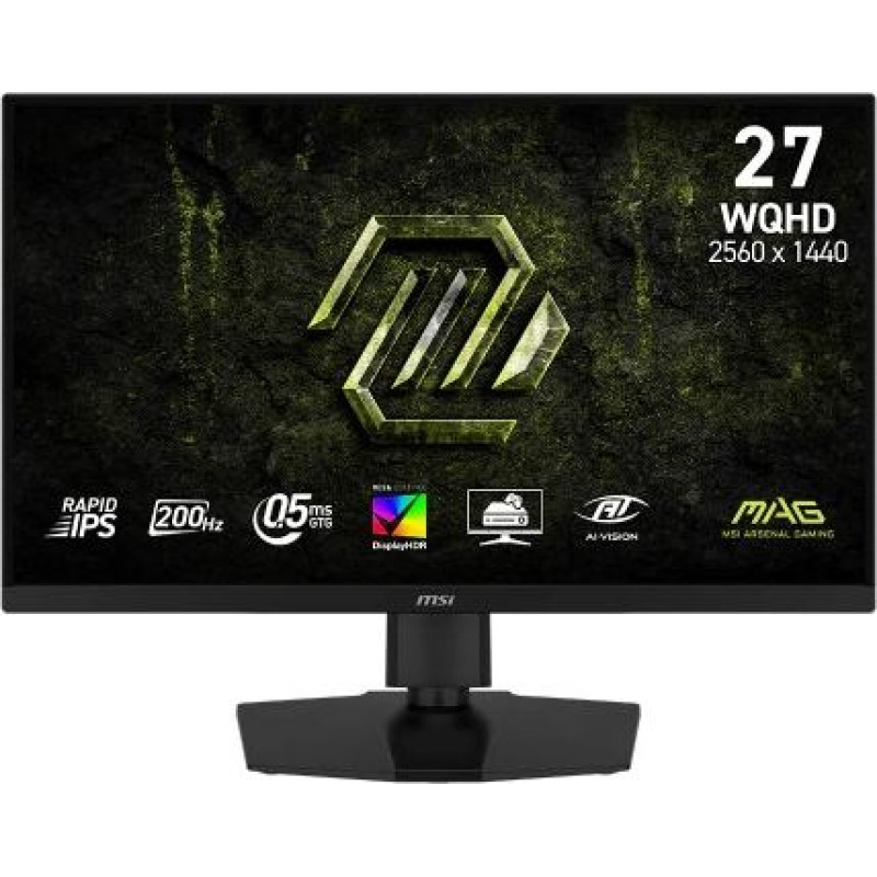 MSI Monitor MAG 274QPF E20 27 inches/LED/WQHD/FLAT/200Hz/Black