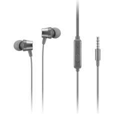 Lenovo 110 in-ear headphones with microphone, GXD1J77354, Grey