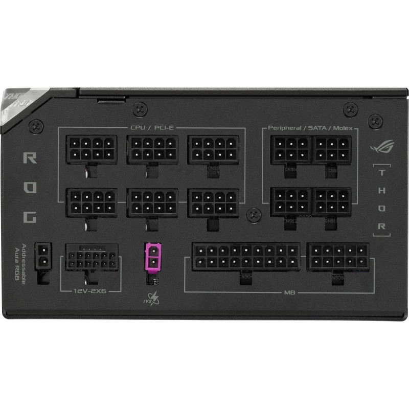 Asus ROG -THOR-1200P3-GAMING toiteallika komponent 1200 W 20+4 pin ATX ATX Must