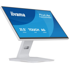 Iiyama Monitor iiyama ProLite T2252MSC-W2AG monitor komputerowy 54,5 cm (21.4'') 1920 x 1080 px Full HD LCD Ekran dotykowy Biały