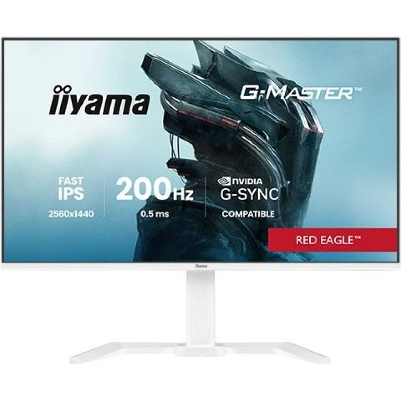 Iiyama G-MASTER GB2771QSU-W1 computer monitor 68.6 cm (27") 2560 x 1440 pixels Wide Quad HD White