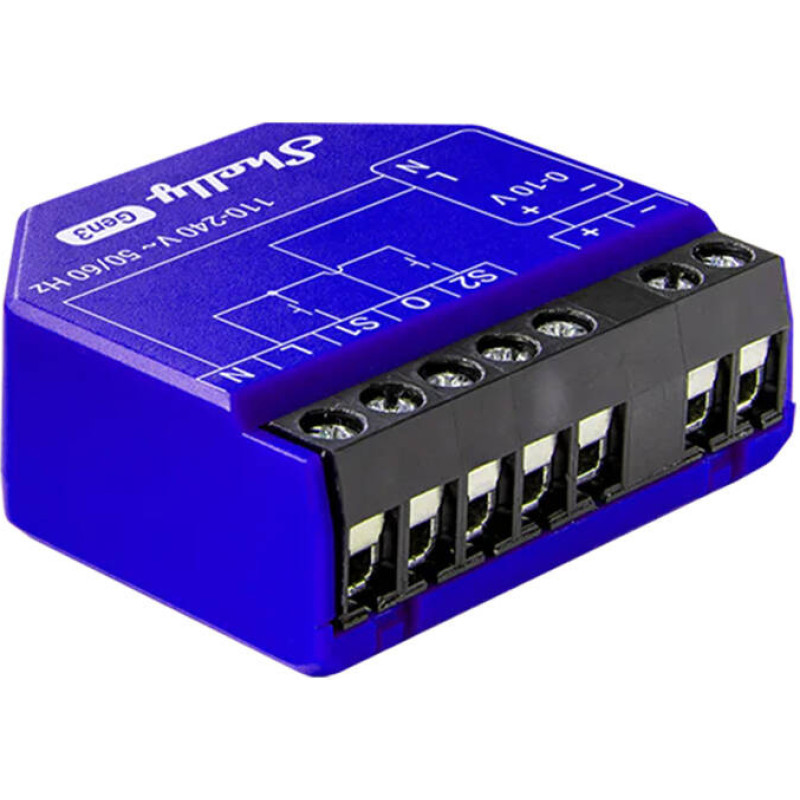 Shelly PM Gen3 Drimmer Lighting Controller 0/1-10V, WiFi/Bluetooth