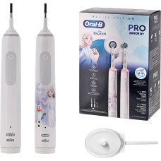 Braun Oral-B Pro 3 3000 White + Oral-B Junior Frozen 6+ Set of rotating toothbrushes