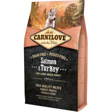 Carnilove Salmon&Turkey Puppy Large breed dry dog food - 4kg