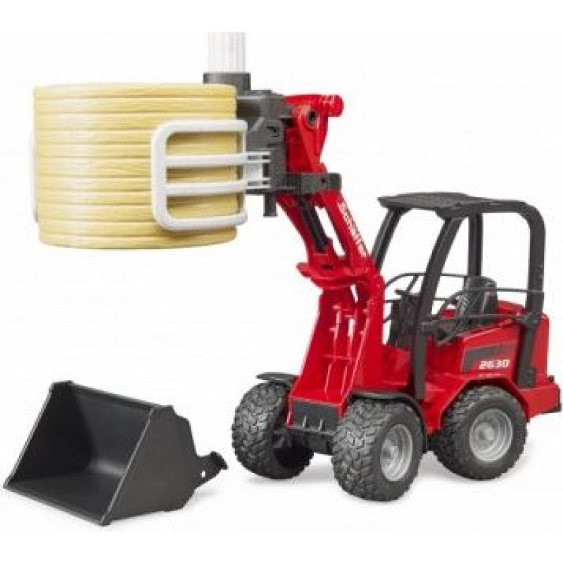 Bruder Schaffer Wheel lo ader with accessories