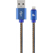 Gembird Cable USB 8 pin premium jeans 1 m