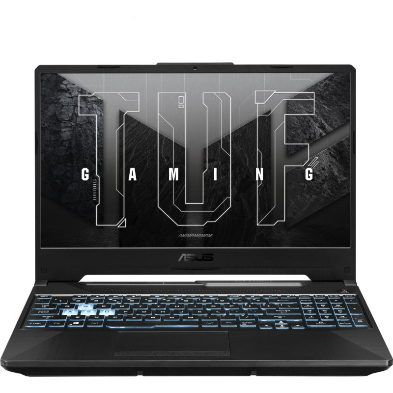Asus TUF Gaming A15 FA506NC-HN001W AMD Ryzen&trade; 5 7535H S&uuml;learvuti 39,6 cm (15.6") Full HD 16 GB DDR5-SDRAM 512 GB SSD NVIDIA GeForce RTX 3050 Wi-Fi 6 (802.11ax) Windows 11 Home Must