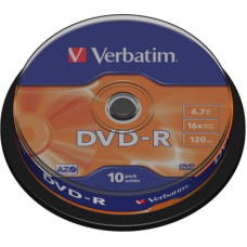 Verbatim DVD-R 16x 4.7GB 10P CB 43523