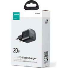 Joyroom Travel Charger Mini Type-C, PD 20W, Black (JR-TCF02)