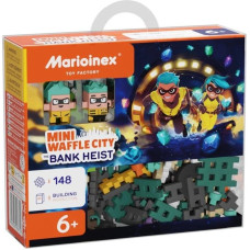 Marioinex Mini Waffle City Bank Robbery Building Blocks, 148 pieces