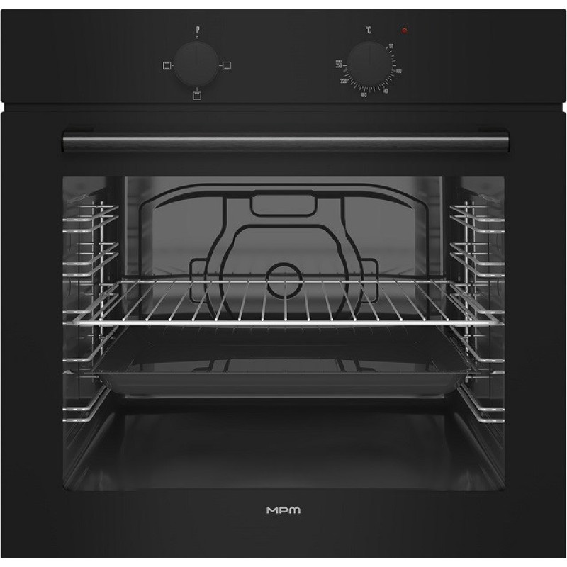 MPM -63-BO-28 built-in electric oven Black