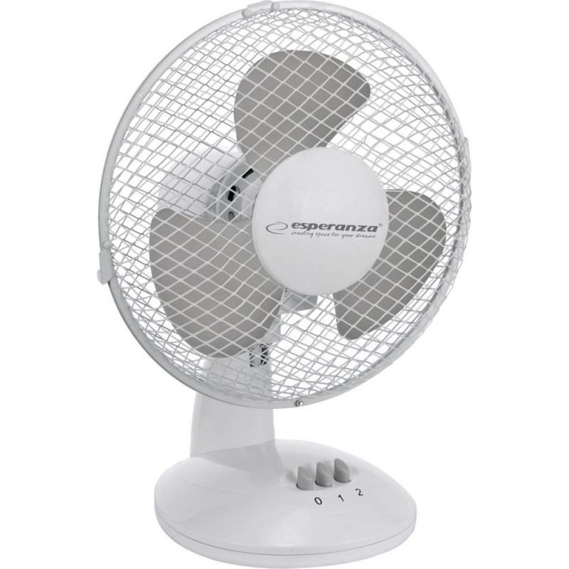 Esperanza Desktop fan 9" Esperanza EHF004WE ZEPHYR White-Gray