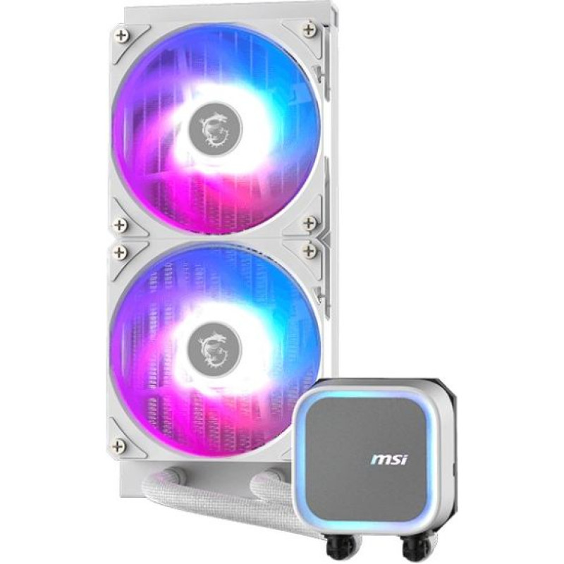 MSI MAG Coreliquid A13 240 WHITE Motherboard, Processor All-in-one liquid cooler 12 cm 1 pc(s)