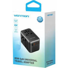 Vention 65W GaN Travel Adapter and Charger 2x USB-A 2x USB-C