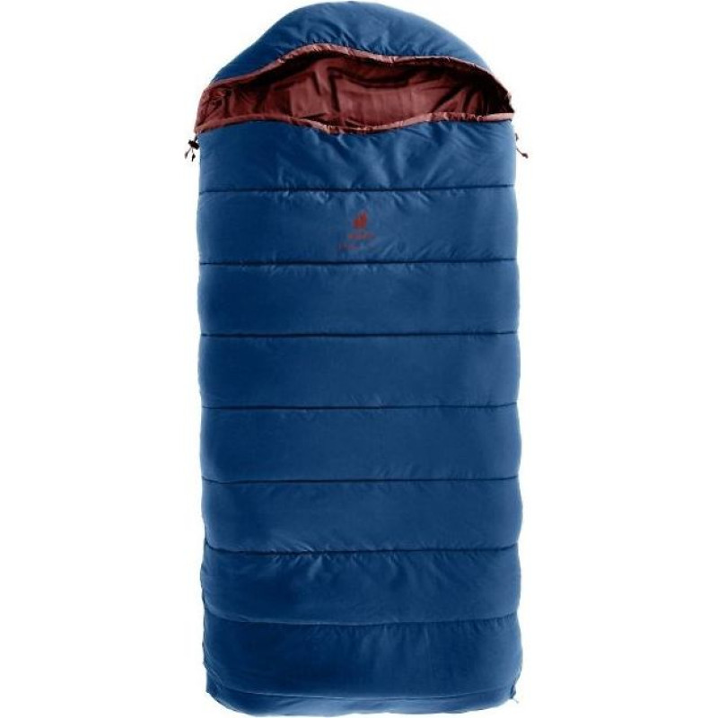 Deuter children's sleeping bag Starlight SQ (130-170 cm) - nightblue/redwood