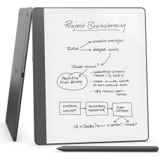 Kindle Ebook New Kindle Scribe - 2024 release 10.2&rdquo; glare-free 16GB Wi-Fi (Without Lockscreen Ads) with Premium Pen Tungsten