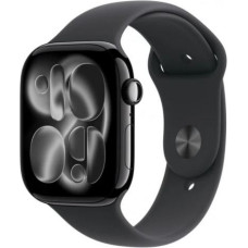 Apple Watch Series 11&nbsp;GPS&nbsp;42mm&nbsp;Jet Black Aluminium Case with Black Sport Band - M/L