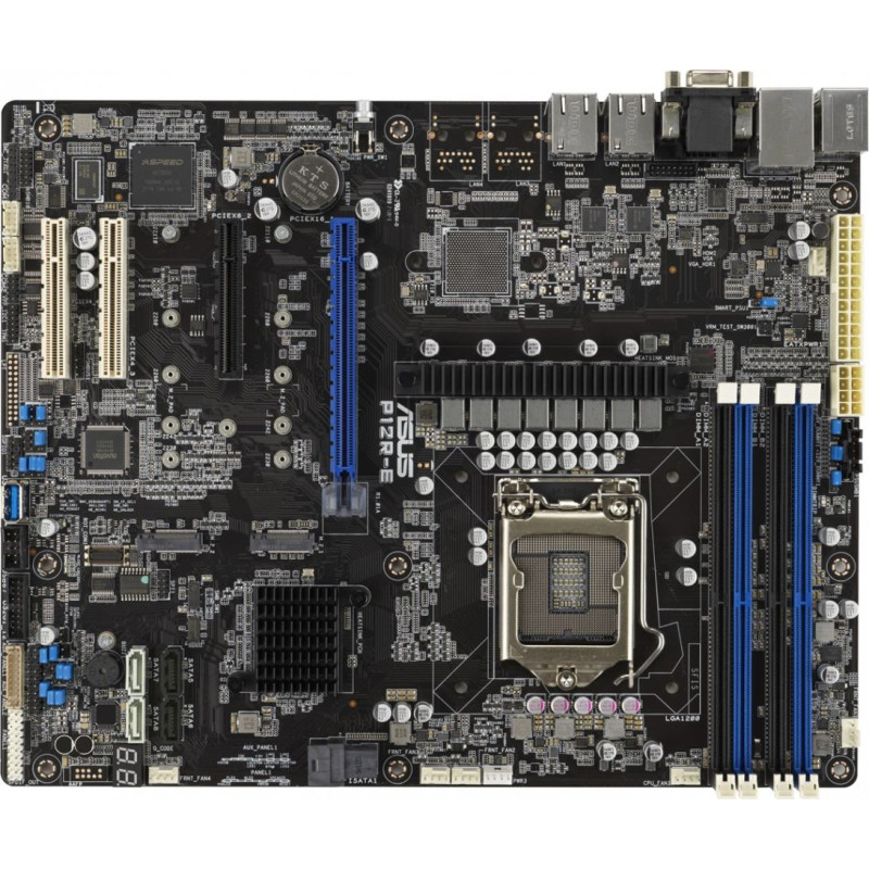 Asus P12R-E Intel C256 LGA 1200 (Socket H5) ATX server motherboard
